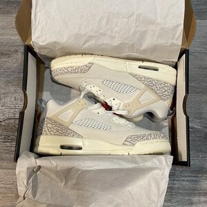 Stylish Cream and Gray Sneakers